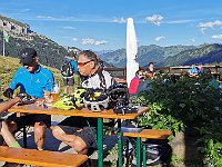 Rast auf der Schwarzwasser-Hütte