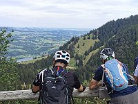 Blick vom Kemptner Naturfreundehaus auf den großen Alpsee