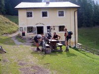 letzte Rast vor der Schlucht : MTB, Transalp, Transalp 2004