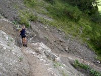 Weg zum Schrofenpass : MTB, Transalp, Transalp 2008