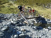 hier beginnt der Aufstieg zum Sclappiner Joch : MTB, Transalp, Transalp 2008