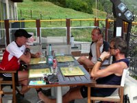 Pause vor dem letzten Anstieg : MTB, Transalp, Transalp 2008