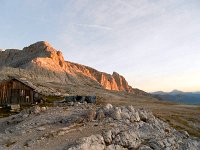 Morgenstimmung am Rifugio Rosetta : 7. Tag, MTB, Transalp, Transalp 2013