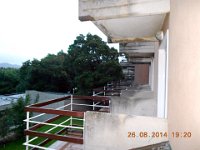 Blick aus dem Hotel in Lipica : 6.Tag, MTB, Solkan - Lipica, Transslovenia 2014