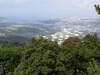 Blick auf Triest : 7.Tag, Lipic - Piran, MTB, Transslovenia 2014