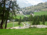 Moulines en Queras 1.740m). Hier beginnt die Auffahrt zum Col de Agnel (2.744m)