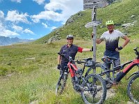 Thomas und Klaus mit ihren Rotwild Bikes
